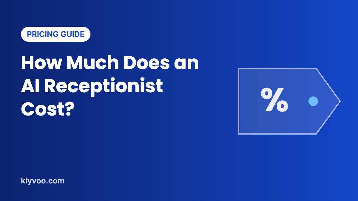 AI receptionist cost and pricing comparison
