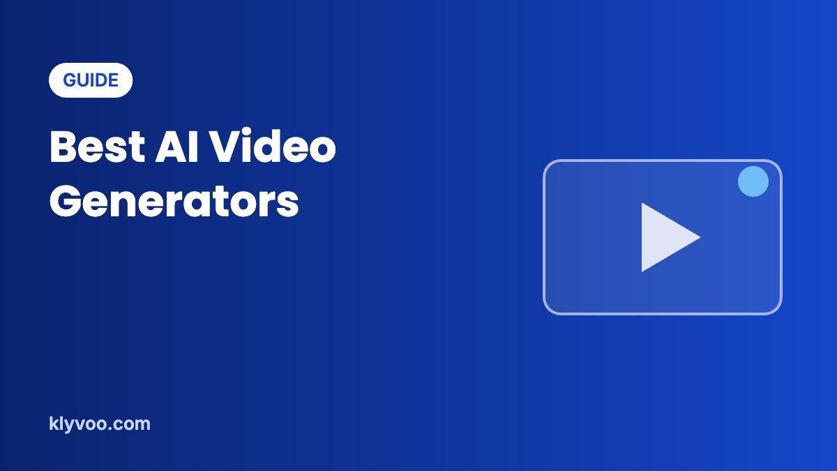 Best AI Video Generators for Marketing, Training and Social