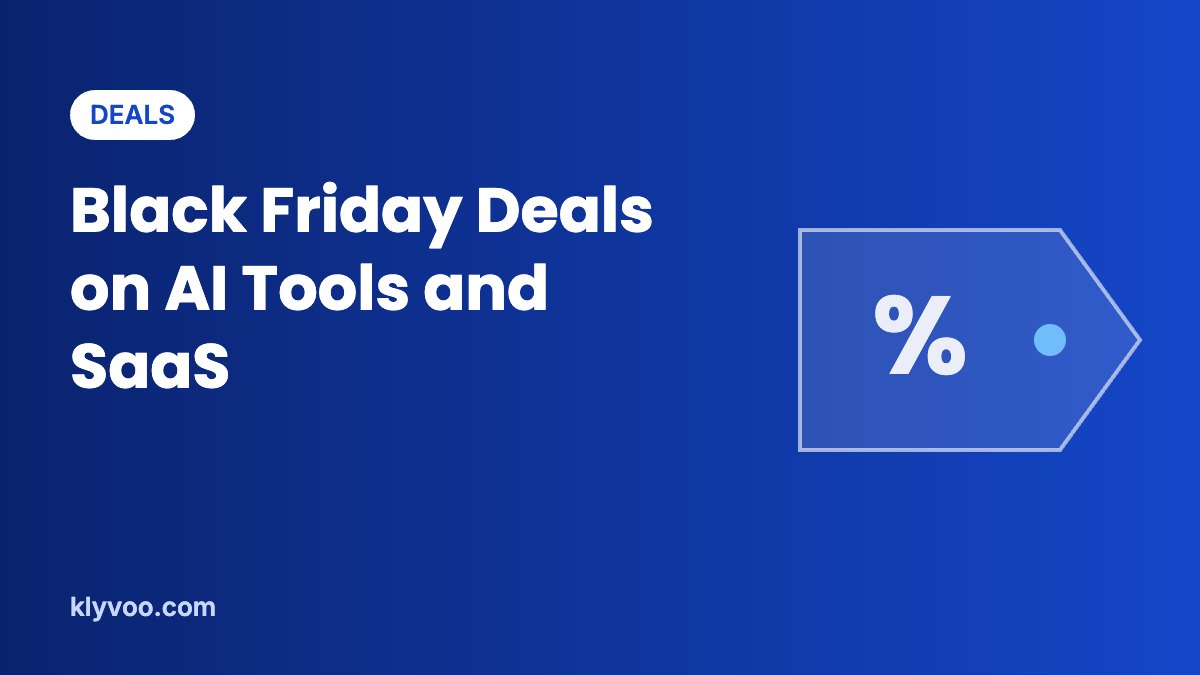 Best Black Friday Deals on AI Tools and SaaS Software