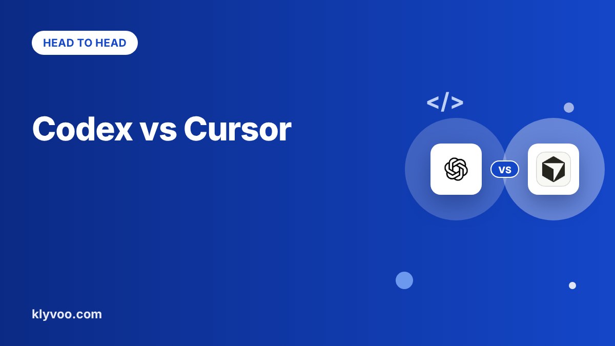 Codex vs Cursor comparison: pricing and which to pick