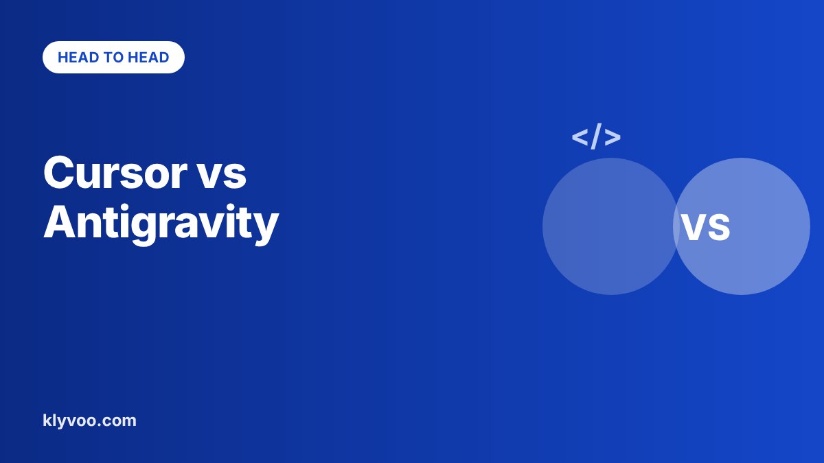 Cursor vs Google Antigravity comparison: pricing and which to pick